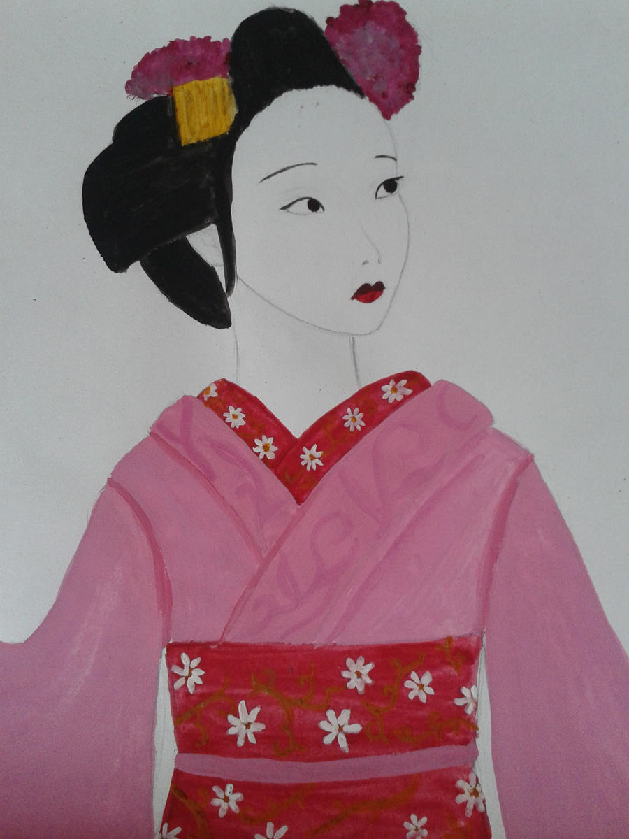 Japonaise au Kimono ~ Japanese with kimono