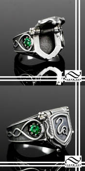 Harry Potter Slytherin House Poison ring