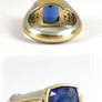 Tanzanite in 18k and 14k gold