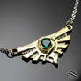 Hyrule and Kokiri pendant in gold