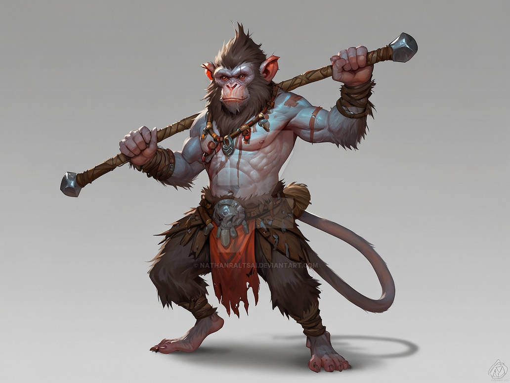 Simian Warrior (3) by NathanRaltsAI on DeviantArt