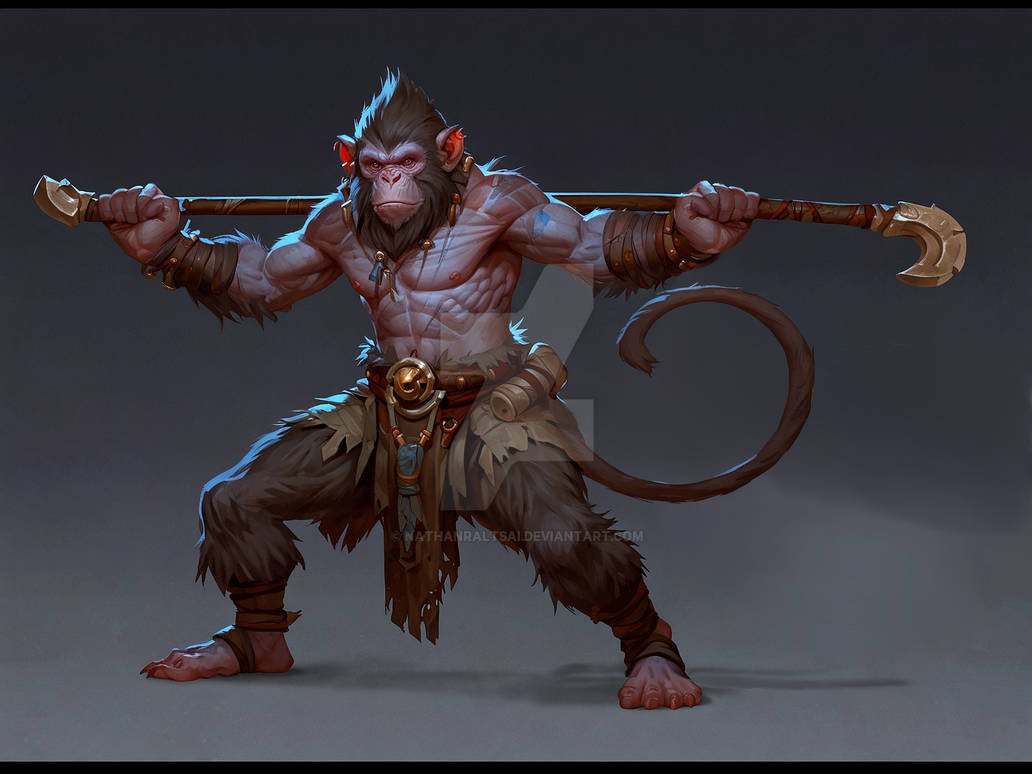 Simian Types Simian Warrior (6) by NathanRaltsAI on DeviantArt