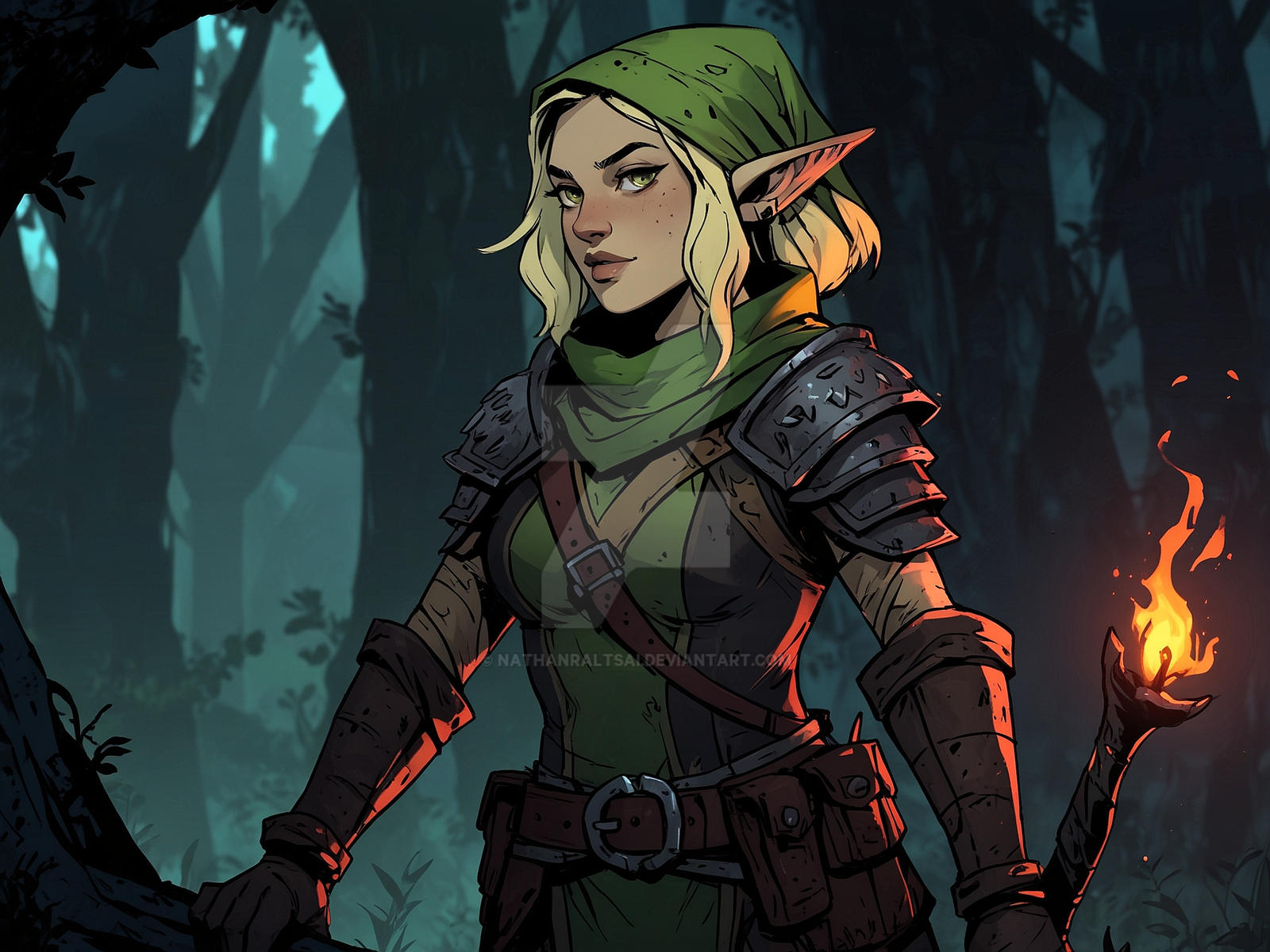 ElfF Ranger (4) by NathanRaltsAI on DeviantArt