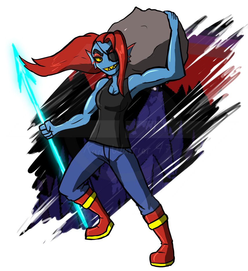 Undyne Bodybuilder Undyne! by KarlWarrior47 on DeviantArt