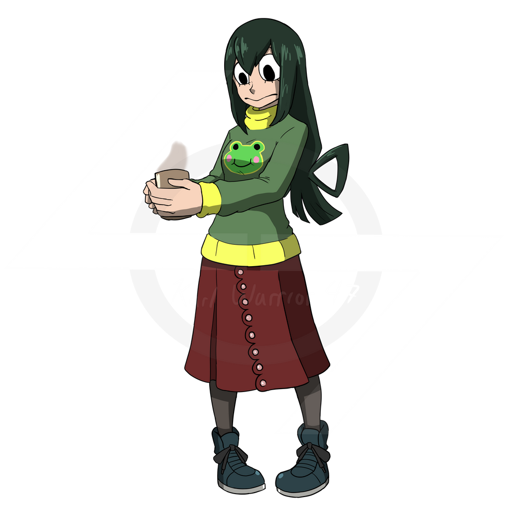 REQUEST Tsuyu in a comfy sweater by KarlWarrior47 on DeviantArt