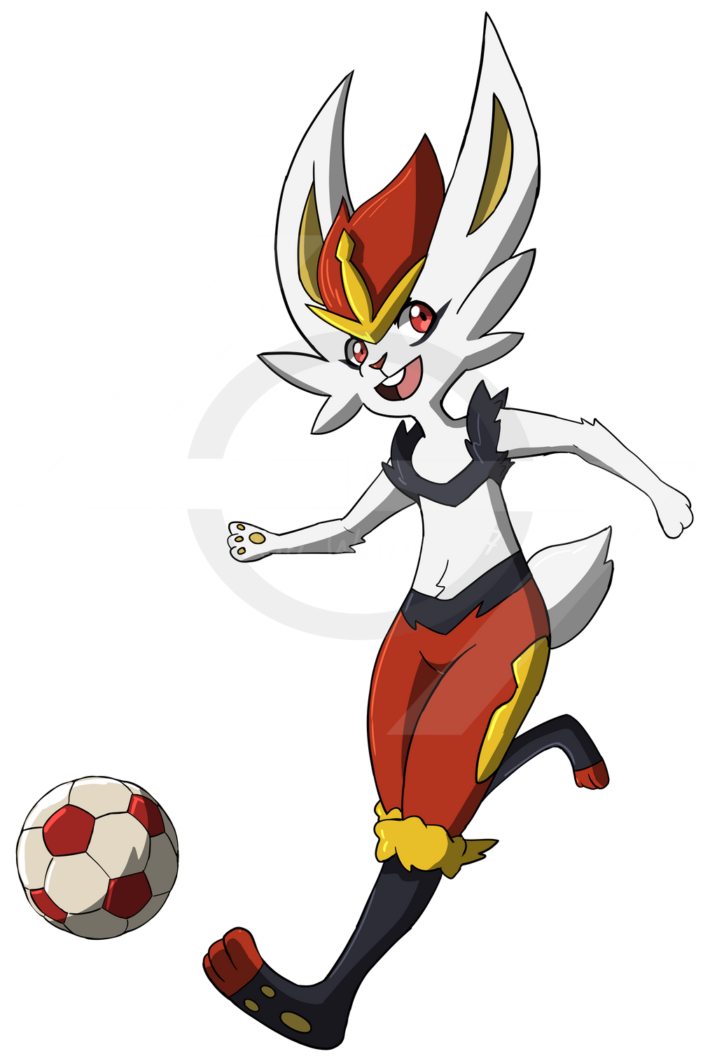 Cinderace Ref Cinderace! by KarlWarrior47 on DeviantArt