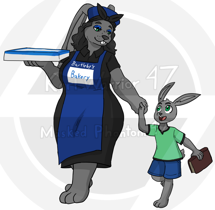 COMMISSION: Mama Rabbit and Junior by KarlWarrior47 on DeviantArt