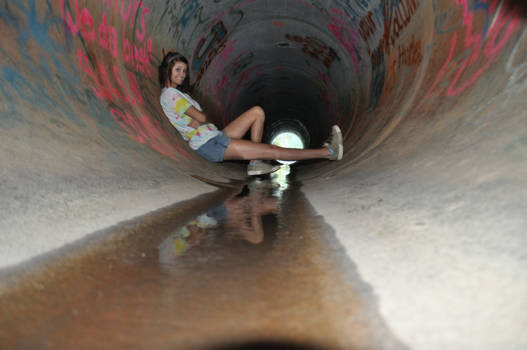 Sitting in a tunnel