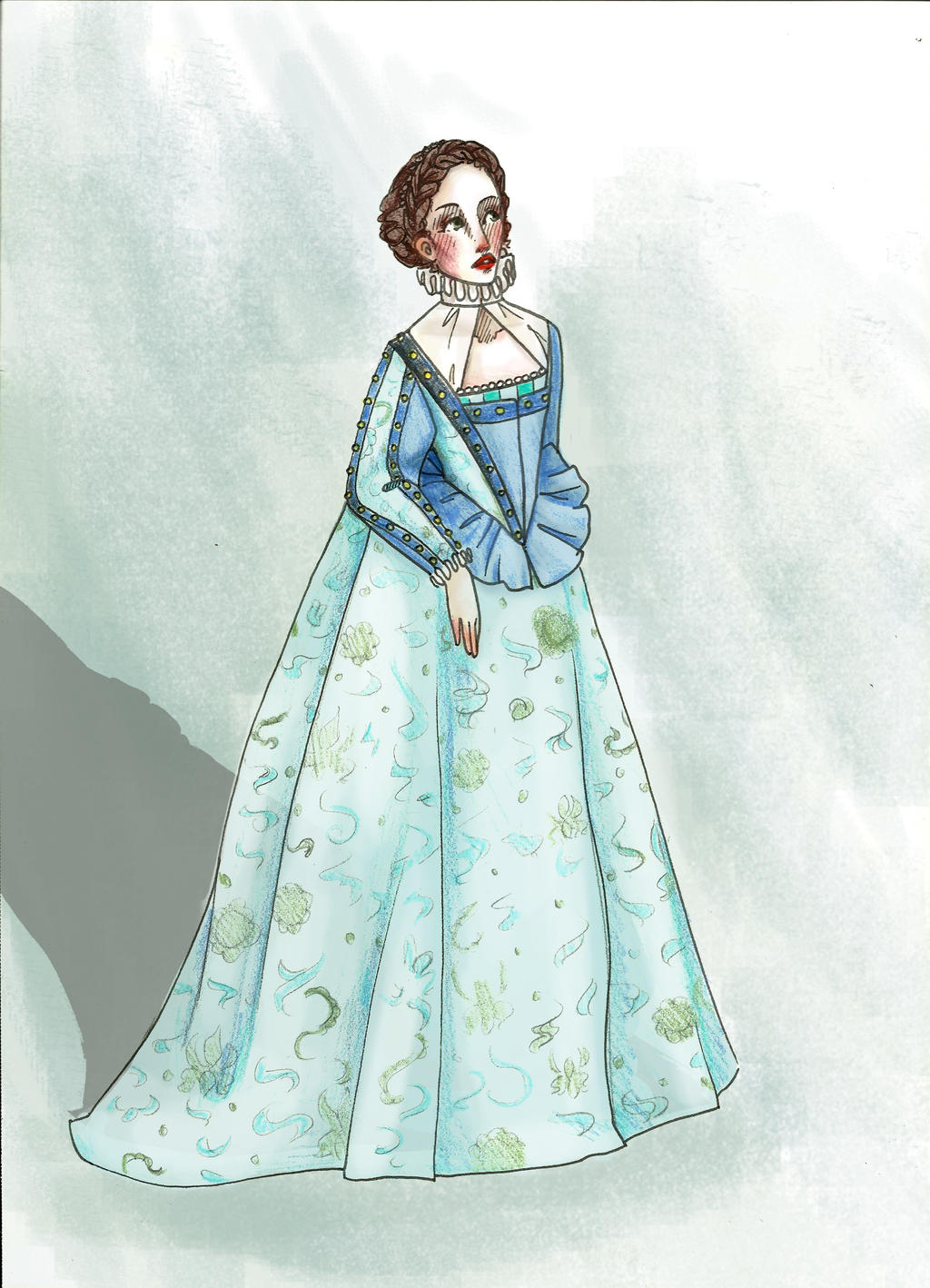 Othello Costume design- Desdemona married. by apynip on DeviantArt