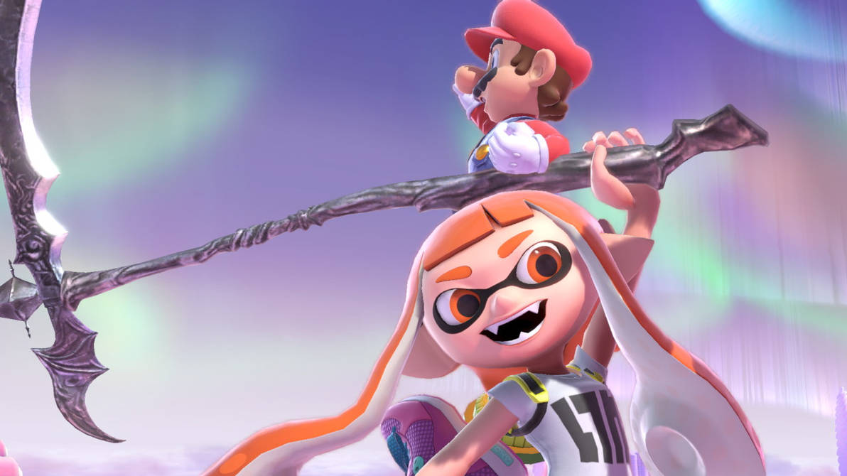 Mario And Giant Inkling Girl By Eddazzling81 On DeviantArt mario-and-giant-inkling-girl-by-eddazzling81-on-deviantart