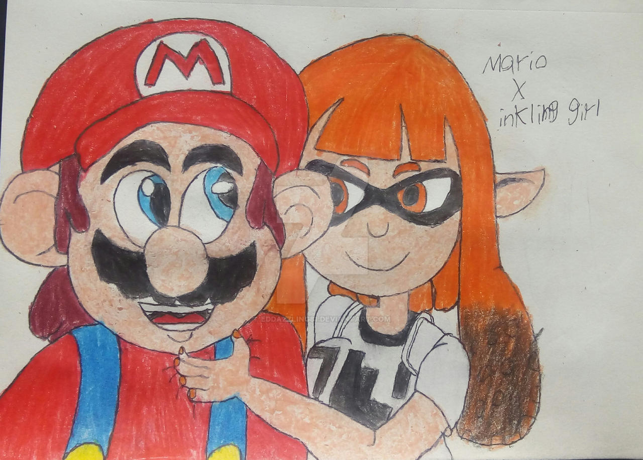 Mario X Inkling Girl Orange by Eddazzling81 on DeviantArt
