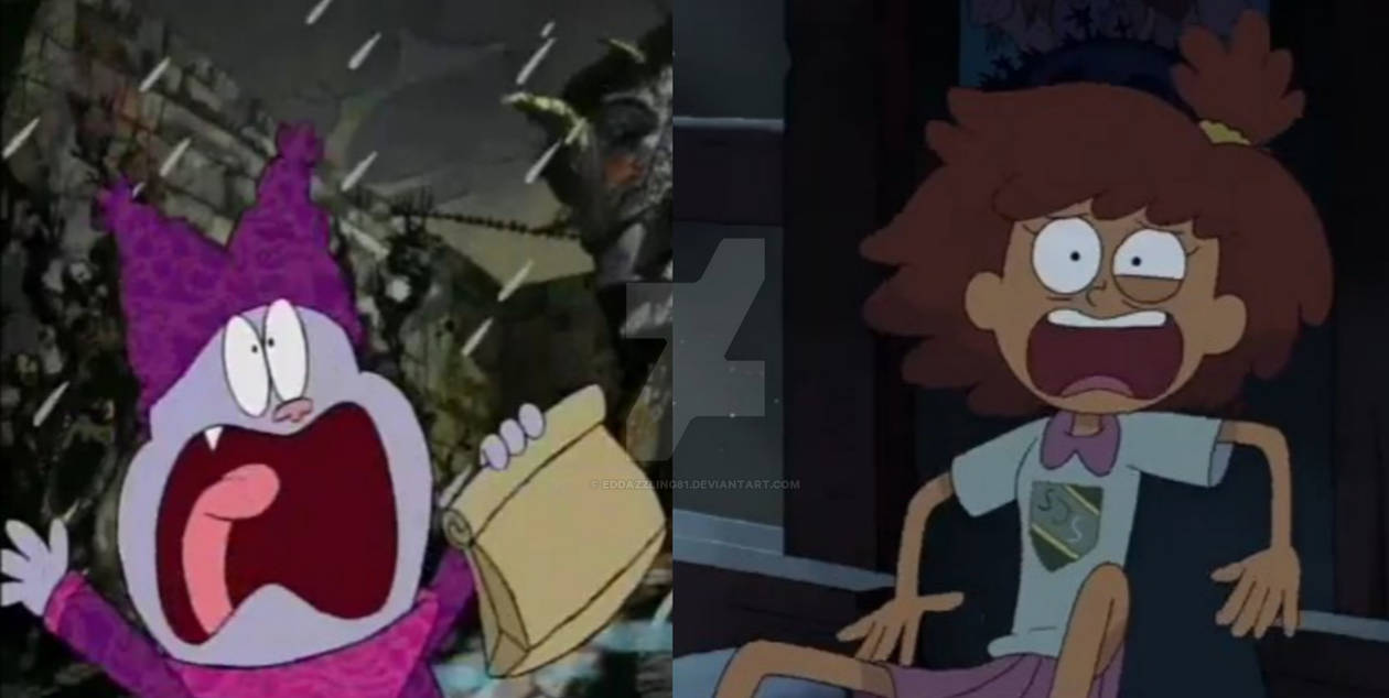 Chowder and Anne scream scary by Eddazzling81 on DeviantArt