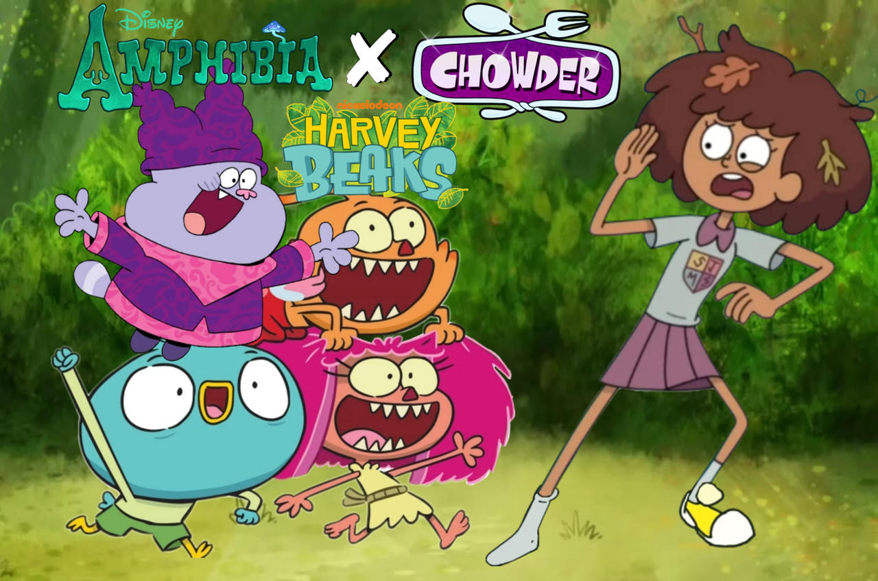 Amphibia x Chowder x Harvey beaks wallpaper by Eddazzling81 on DeviantArt