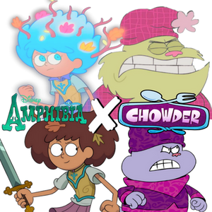 Anne and Chowder Stands wallpaper