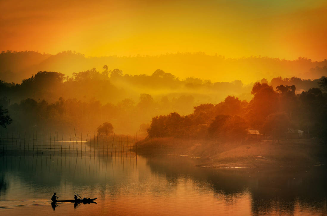Rangamati Sunset by ehabm on DeviantArt