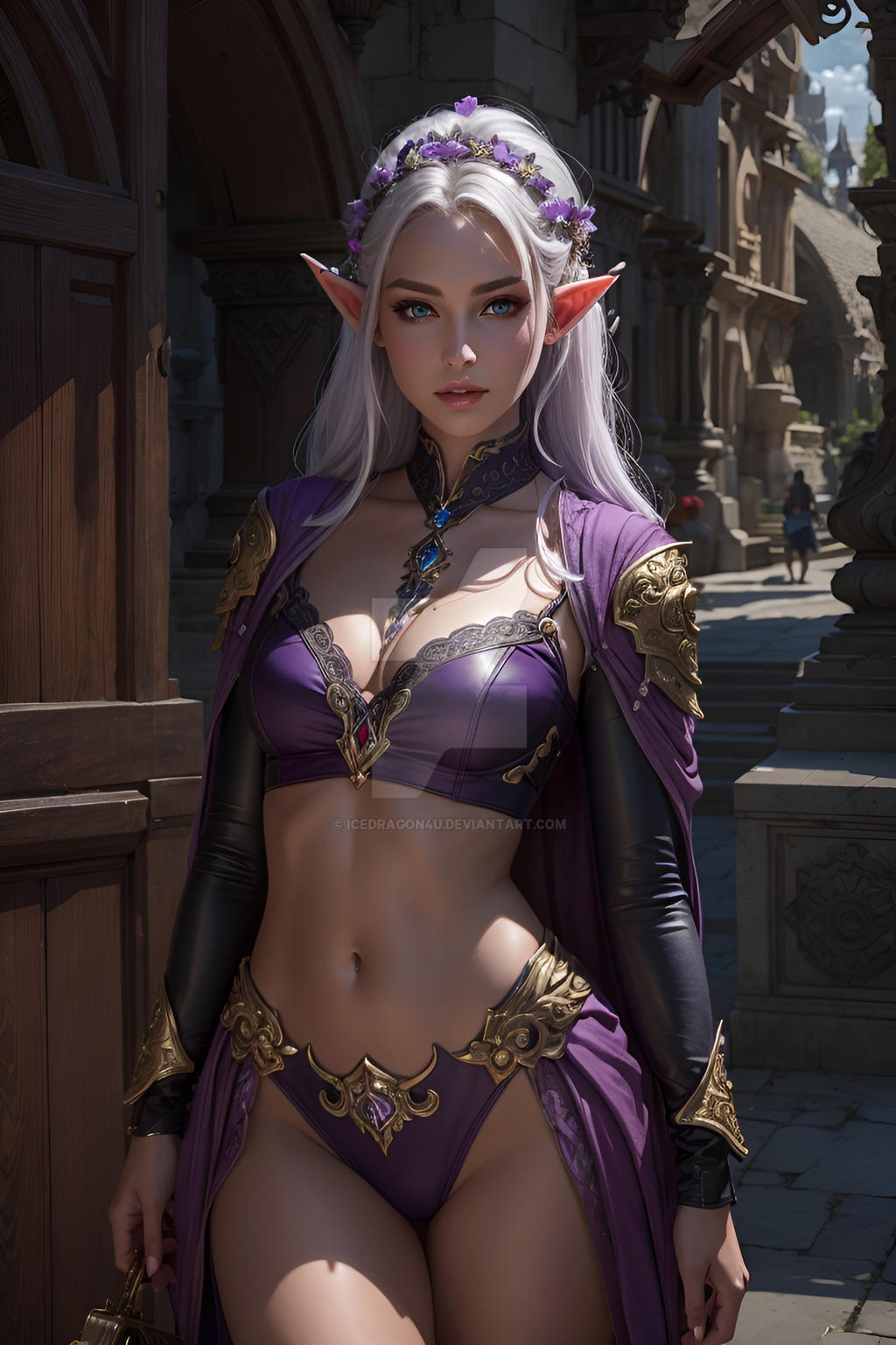Female Elf By Icedragon4u On DeviantArt female-elf-by-icedragon4u-on-deviantart
