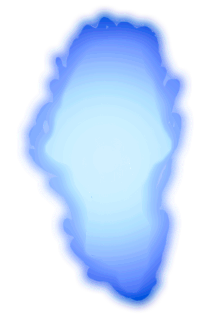 John Cyan Blue R15 Outline Full-Avatar Aura