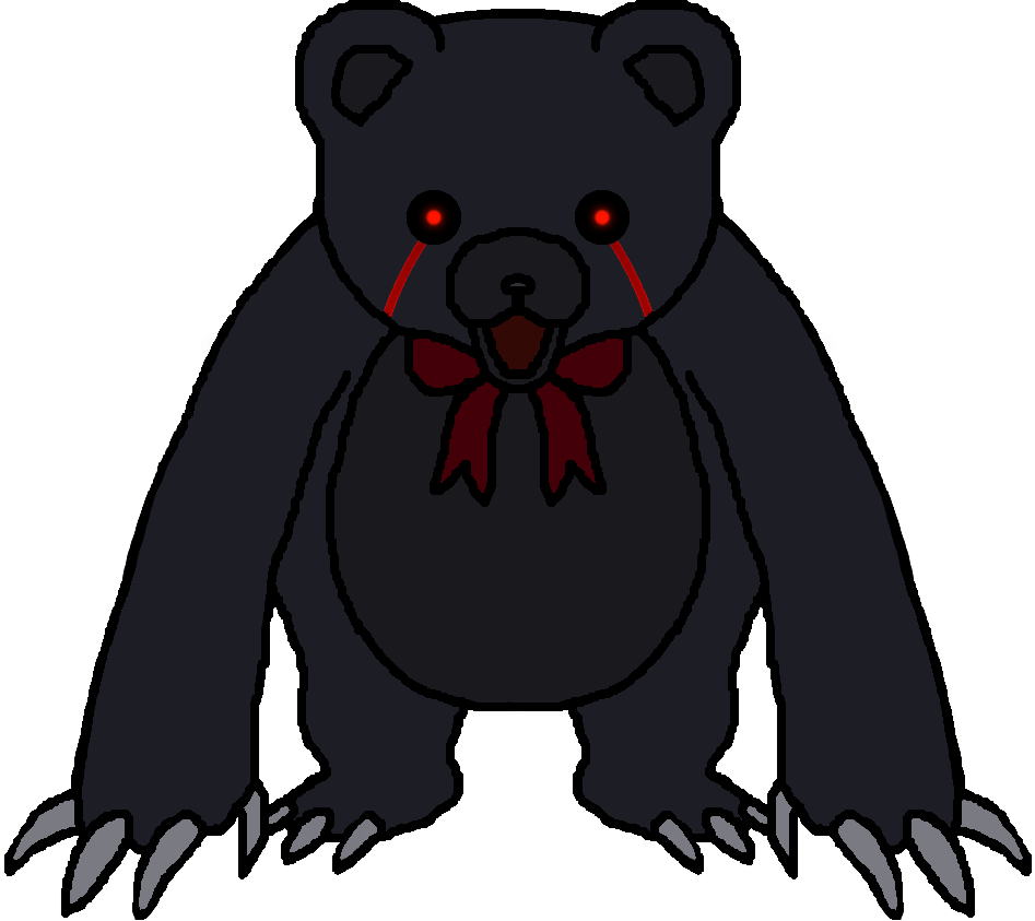 Demon teddy best sale bear