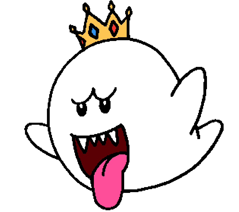 King Boo (vector) by Venjix5 on DeviantArt