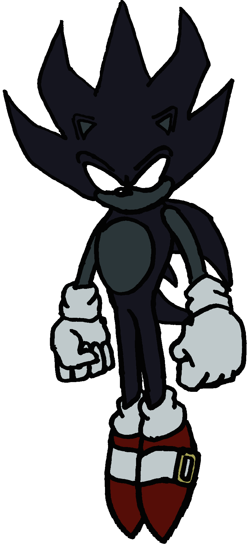 Dark Sonic Render:He is a master of the dark! by SonicOnBox on DeviantArt