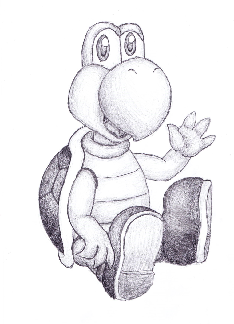 Koopa Drawing Koopa Troopa by Jaukuwa on DeviantArt