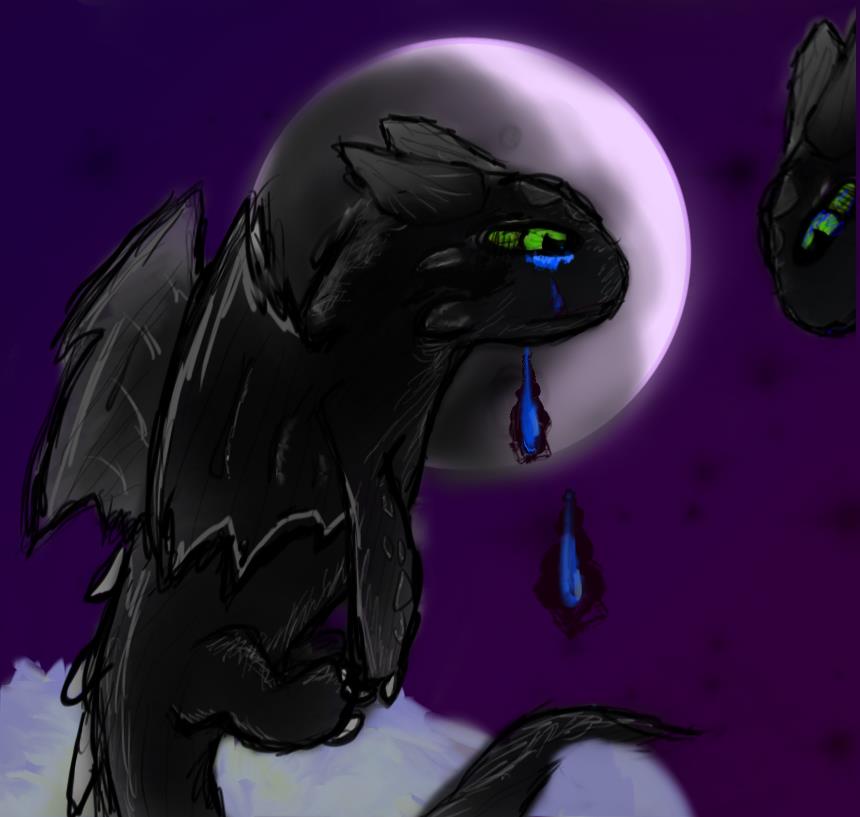Disturbed Toothless Sad Toothless love by NightKrawl3er on DeviantArt