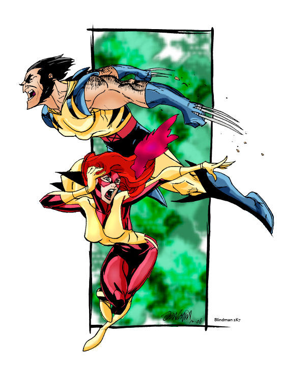 Wolverine and Jean Grey by Blindman-CB on DeviantArt