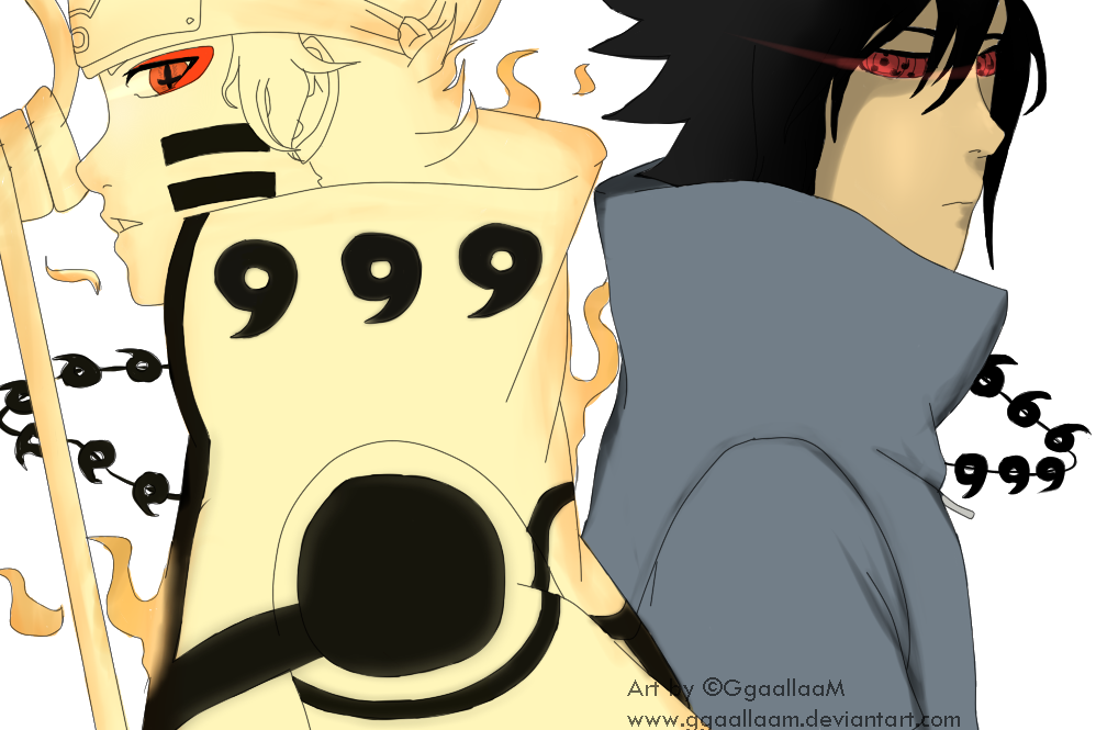 Sasuke and Naruto: Rikudou Sennin by Jikataka04 on DeviantArt