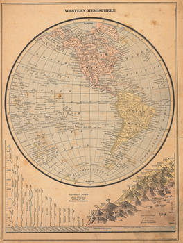 Peerless Atlas of the World - Western Hemisphere