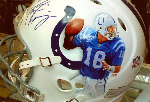 peyton manning colts helmet