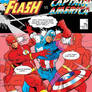 Flash versus Captain America