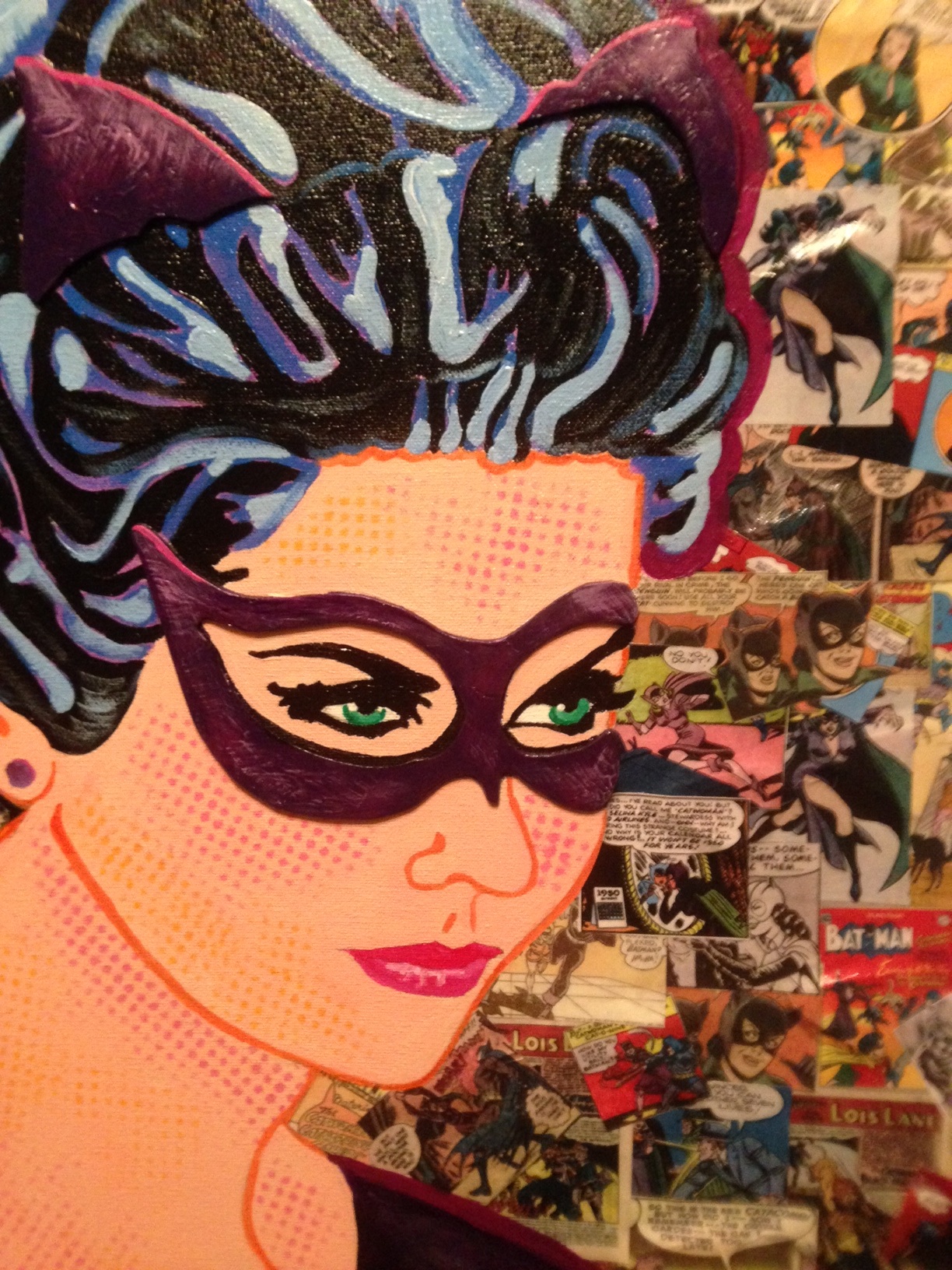 Detail of Catwoman by Callie West of WestStudio3