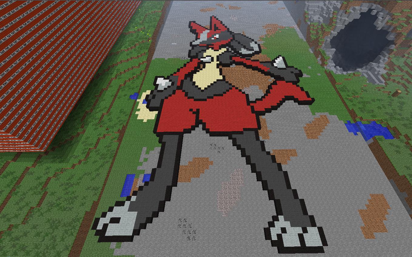 Lucario Shiny  Minecraft Skin