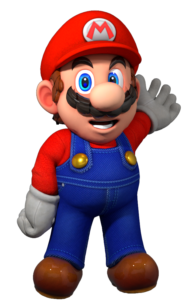 mario(me)presenting something render