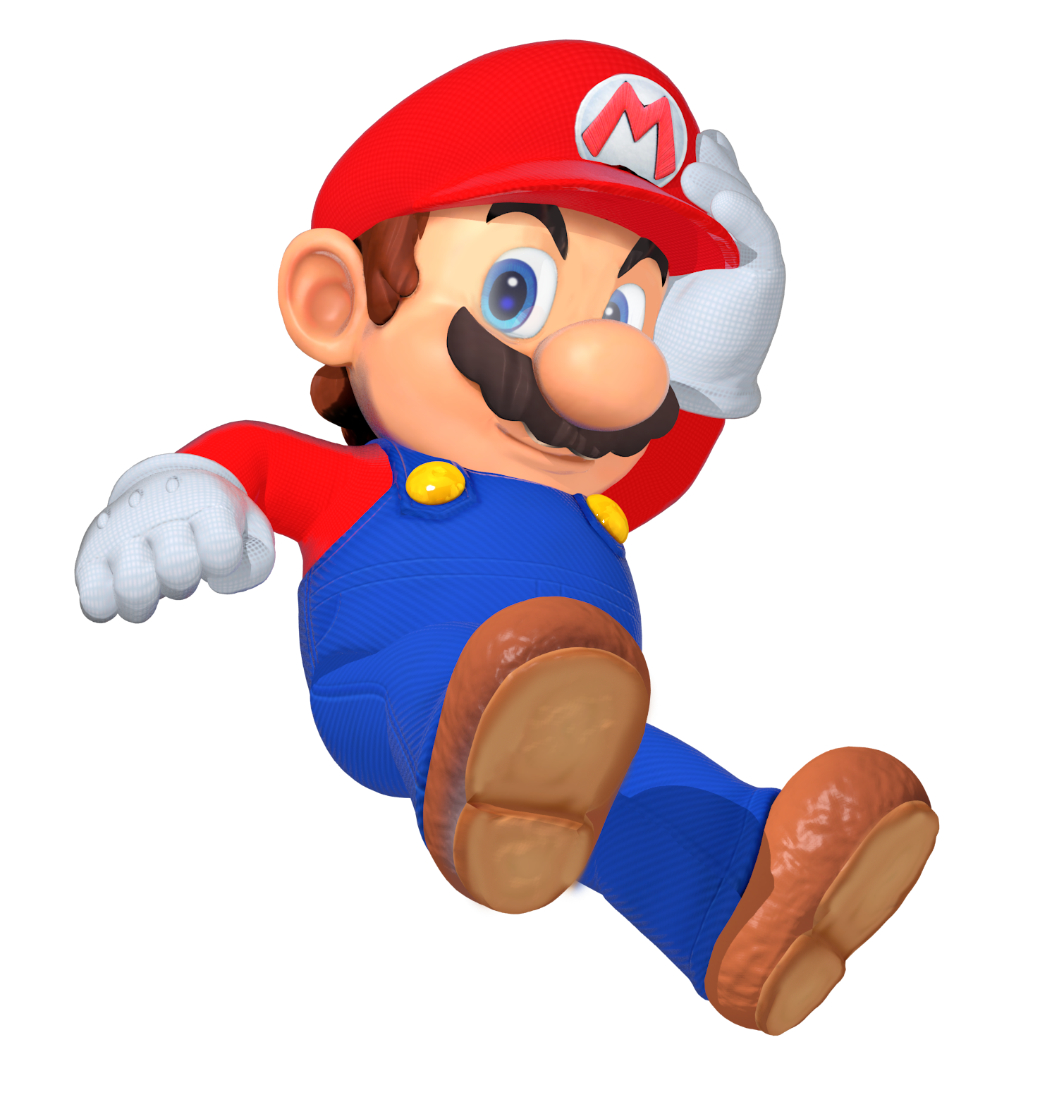 Mario Reaching mario(me)landing on something hd render by supermariojumpan on DeviantArt