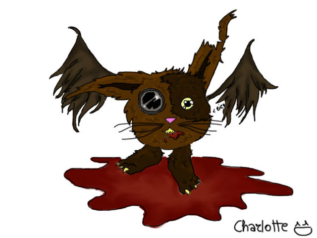 Killer Rabbits Deviantart Killer Bunny.. by CharlottART on DeviantArt