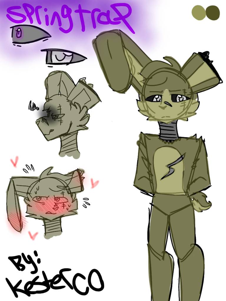 Zesty Springtrap springtrap the grumpy bunny : by Kesterco on DeviantArt