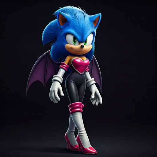 Sonic Ruguai Rougified Sonic Slaying (AI) by Flyersmaster1226 on DeviantArt