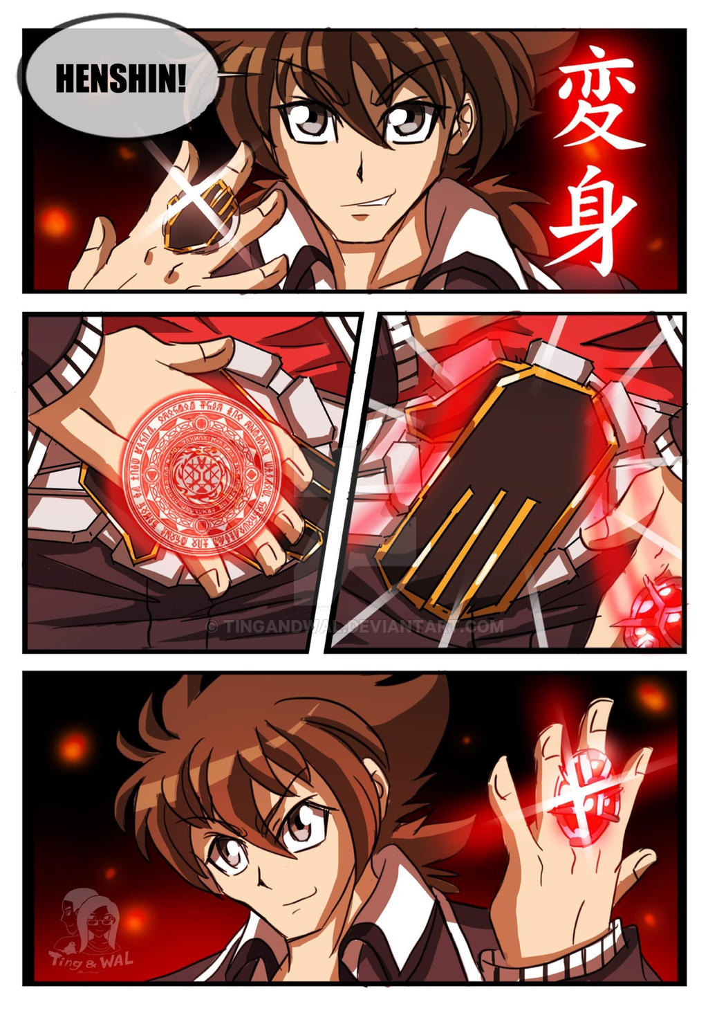 2000 Watchers! Issei Transformation - Page 1 by TingandWal on DeviantArt