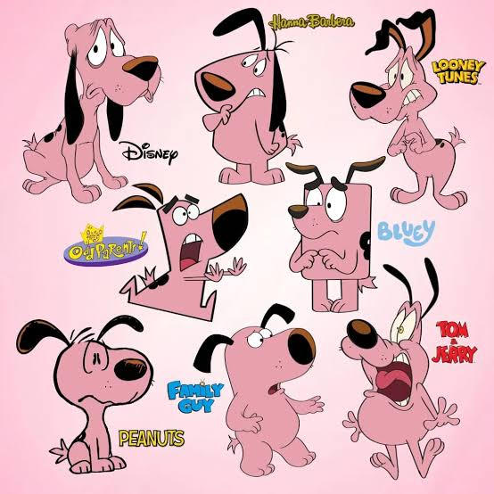Courage in different Styles by TFFET2011 on DeviantArt