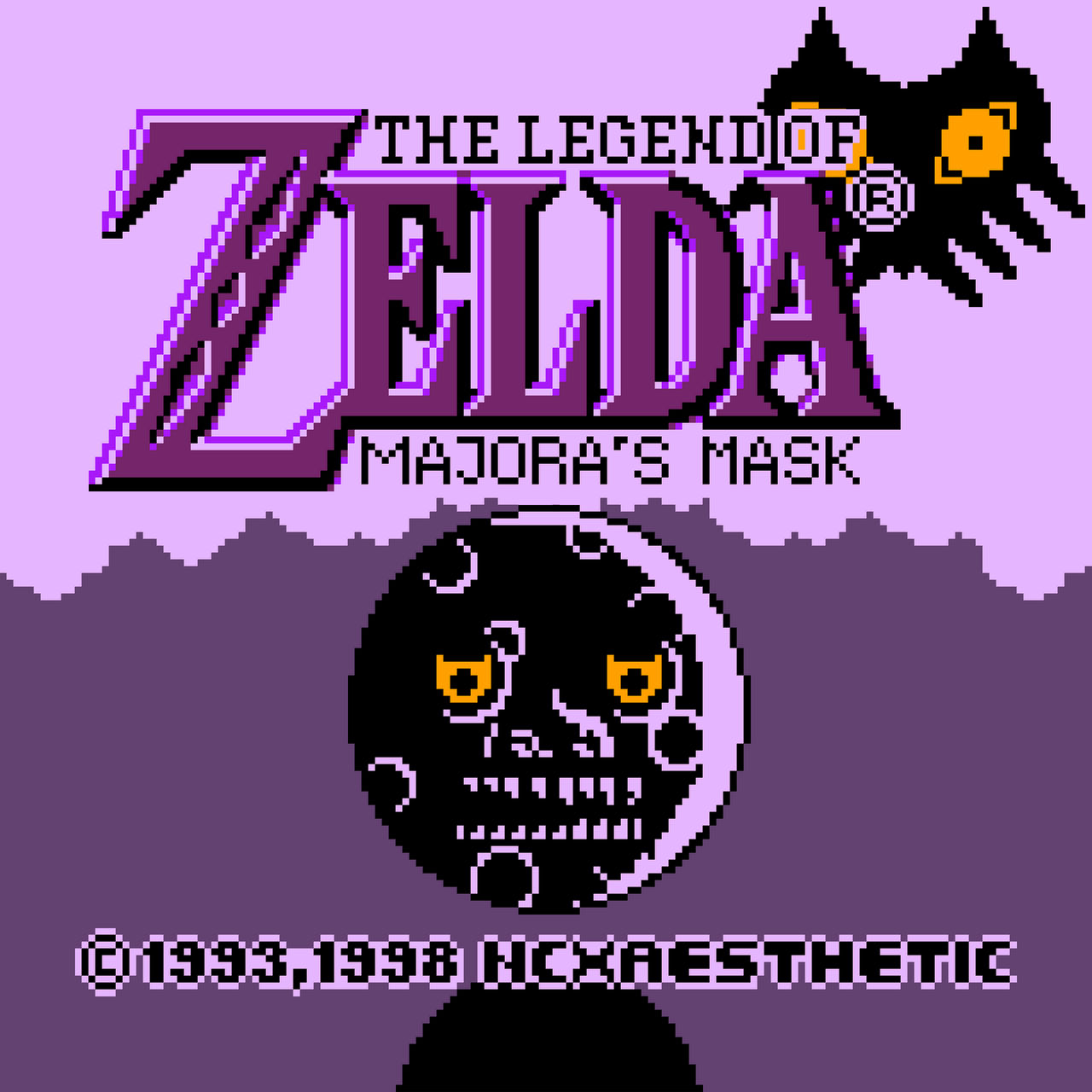 Majora's Mask Title Screen (Gameboy Color) by ncxaesthetic on DeviantArt