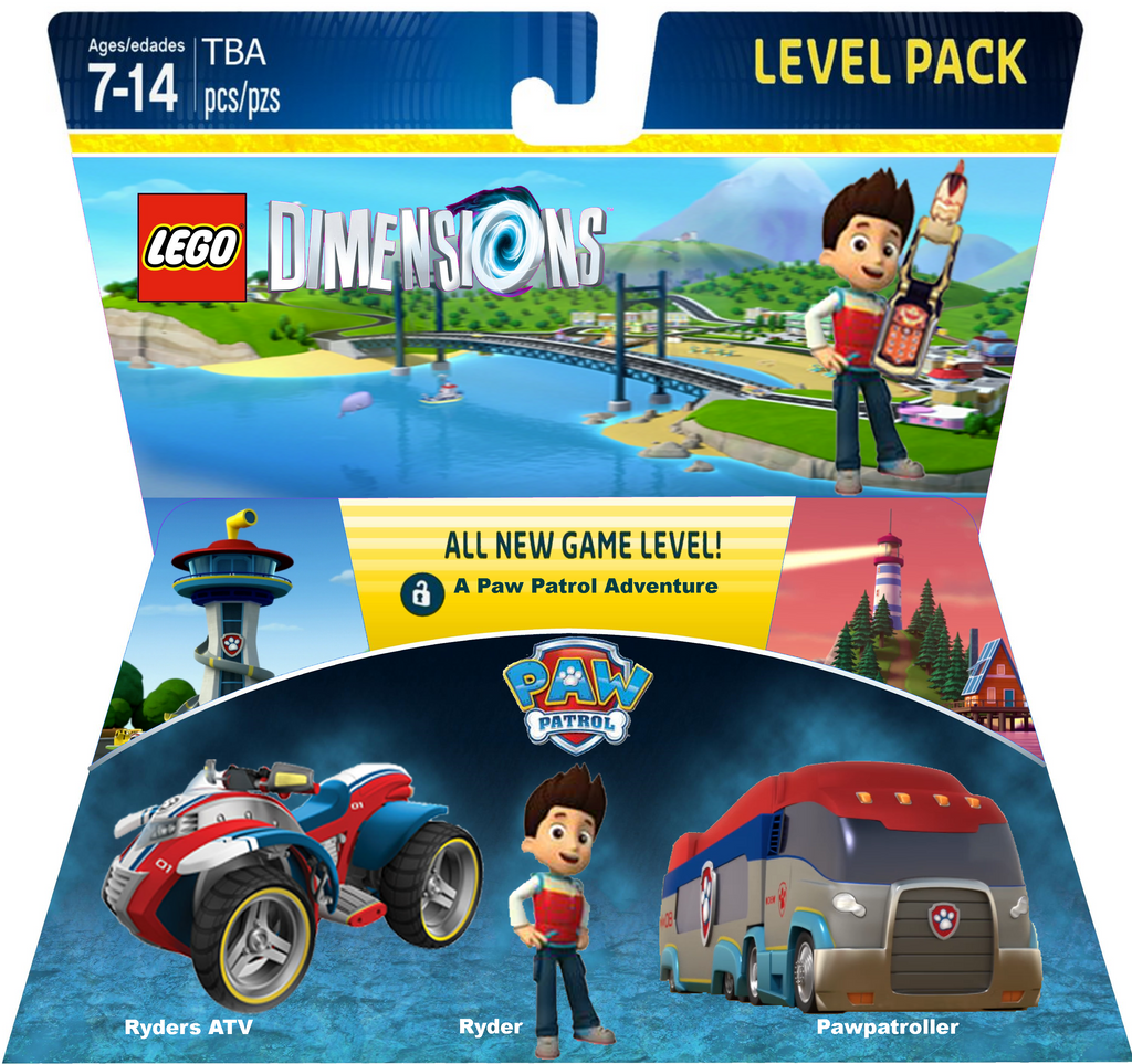 Lego Dimensions Paw Patrol Level Pack by JackandAnnie180 on DeviantArt