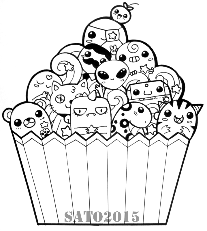 Cupcake Doodle