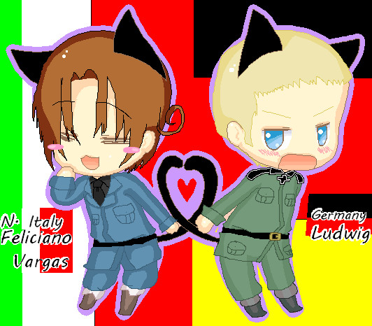 Hetalia- Germany and Italy