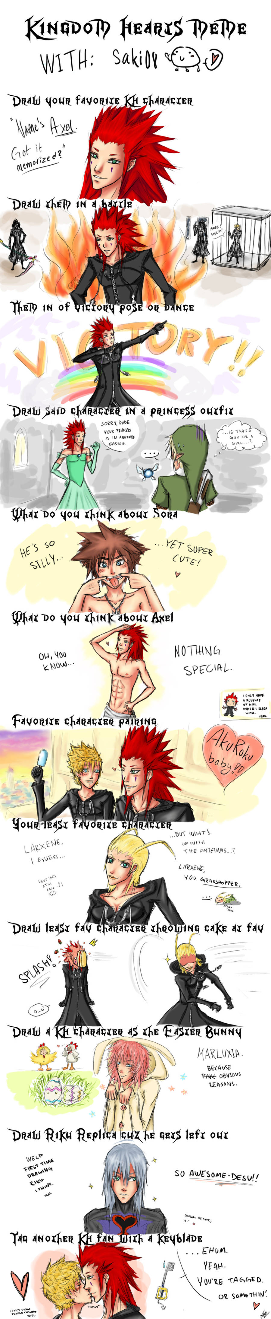 Kingdom Hearts Meme by saki08