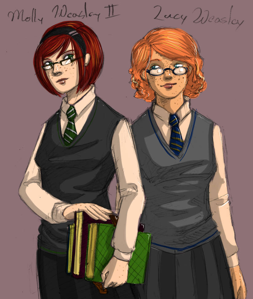 Lucy and Molly Weasley II by Nouveau-Charles on DeviantArt