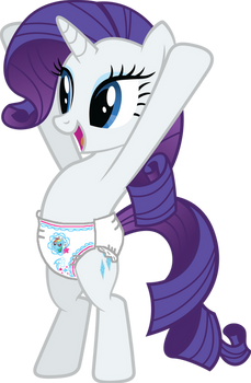 Rarity in MLP pull-ups with her hooves up