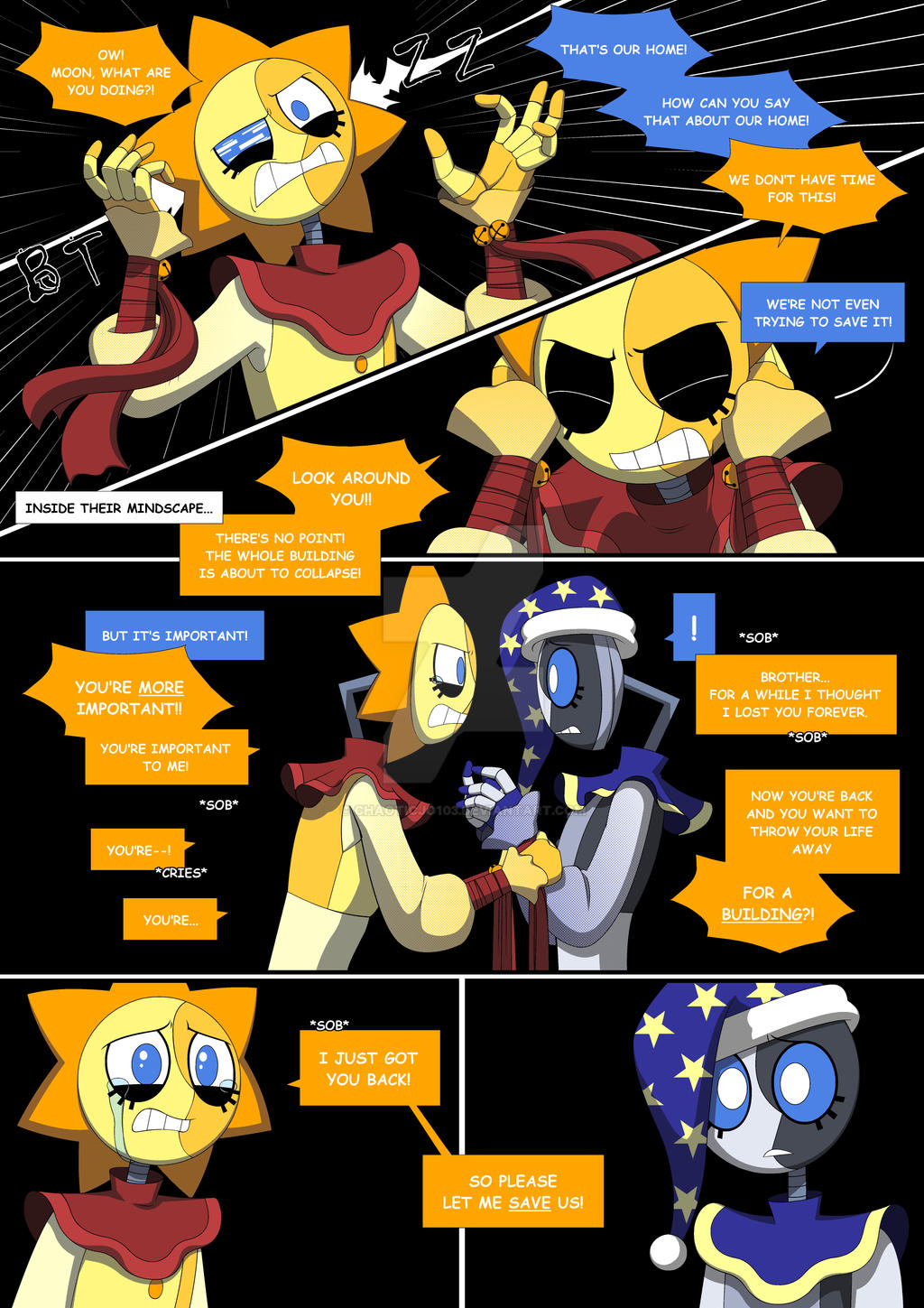 FNAF Security Breach Comic Pg.7 by ChaoticJo103 on DeviantArt