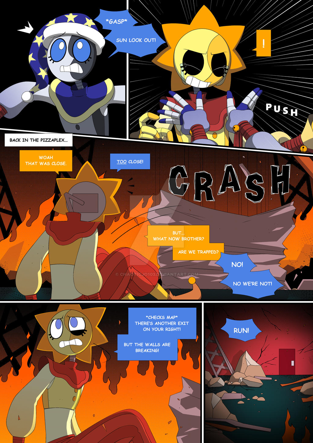 FNAF Security Breach Comic Pg.8 by ChaoticJo103 on DeviantArt