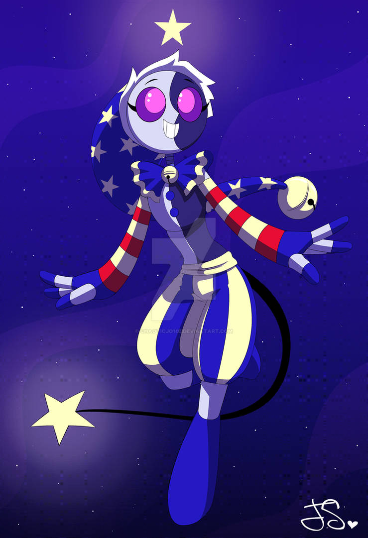 FNAF OC: Lunar (Sun and Moon Show) by ChaoticJo103 on DeviantArt